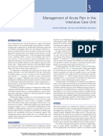 Management of Acute Pain in The Intensive Care Unit: Lauren Coleman, Jin Lee, and Christine Cocanour