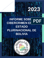 Informe Sobre El Cibercrimen en El Estado Plurinacional de Bolivia 2023