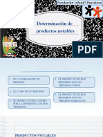 Determinación de Productos Notables