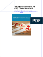 (Ebook PDF) (Ebook PDF) Macroeconomics 7th Edition by Olivier Blanchard All Chapter