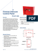 PE-AFI-1280 Addressable Fireman Intercom