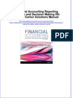 (Download PDF) Financial Accounting Reporting Analysis and Decision Making 5th Edition Carlon Solutions Manual Full Chapter