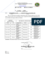 Final Service Record - FATIMA MANGONDATO