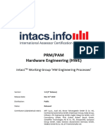 Intacs HW Engineering PRM PAM v1.0