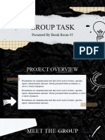 Black and White Playful Scrapbook Group Project Presentation