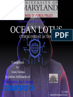 Ocean Lotus Threat Actors Project by John Sitima 2024