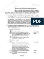 Application For Issuance of LTC Demetillo Cabalse