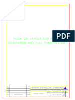 Hook Up Layout For Heat Generation and Fuel Tank System: Iranian Petroleum Standards