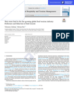 YOKSAMON - 2020 - Thai Street Food in The Fast Growing Global Food Tourism Industry - Preference and Behaviors of Food Tourists