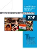 Growth of Tourism Industry in India: Managerial Economics Project