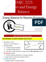 E3 - Energy Balance For Reactive Processes