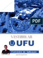 Exercícios de Aplicação - Vestibular Ufu