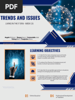 Trends and Issues in Education