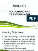 Module 1 Accounting and Its Nature