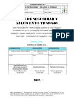 Plan de Seguridad y Salud en El Trabajo - Saneamiento SC