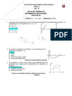 Departamento de Formación Básica Física: - 12 - 2019 PARALELO: GR14