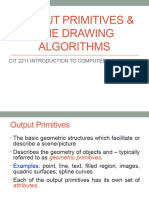 CIT 2211 - Lecture 5 - Output Primitives