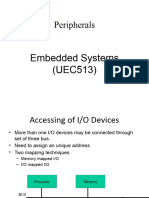 Peripherals: Embedded Systems (UEC513)