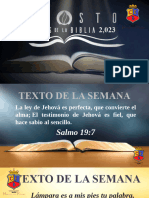 Textos Bíblicos Mes de La Biblia 2023