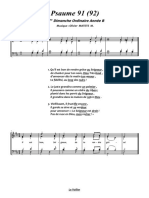 Psaume - 91 - (92) 11 Ième B