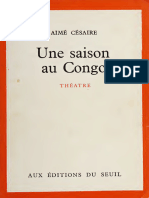 Une Saison Au Congo Theatre - Cesaire Aime - 1966 - Paris Editions Du Seuil - Annas Archive