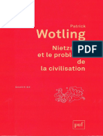 Patrick Wotling Nietzsche Et Le Problème de La Civilisation