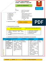 Sesion de Aprendizaje Habiros Saludables