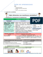 Sesión - CyT - Clasificación de Los Alimentos Según Su Función - 10 de Octubre