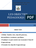 Les Objectifs Pédagogiques