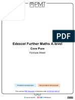 Core Pure A-Level Formula Sheet