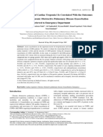 Serum Concentrations of Cardiac Troponin I Is Corr