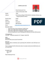 Curriculum Vitae - Robi Perdiansyah Putra