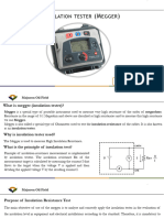 Insulation Tester (Meger)