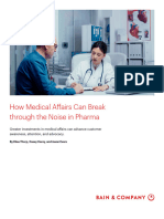 Bain - Brief - Medical Affairs Break Through