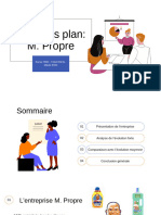 Business Plan: M. Propre: Ranya TRIKI - Chloé RAFAI - Maude EIDO