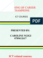 Training of Career Champions