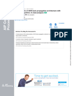 Accuracy Rate of ANN Back Propagation Architecture With Modified Algorithm A Meta-Analysis