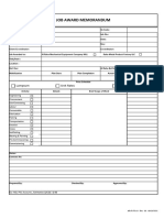 AR F ES 01 Job Award Memorandum