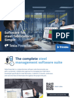 Tekla PowerFab Brochure A5 EN