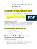 UT08 Introducción A Los Sistemas en Red. Direccionamiento IP APUNTES