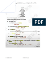 May June 2024 Chemistry IGCSE 0620 Paper 42 MS (SOLVED PAPER)