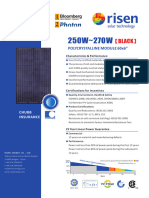 【Black】: Polycrystalline Module 60X6"