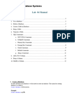 Lab Manual: Database Systems