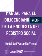 Manual para El Diligenciamiento de La Encuesta Del Registro Social 2.0 - 2024