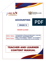 Accounting Content Manual