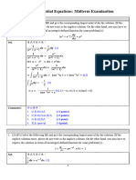 109-1 Differential Equation Midterm Sol