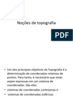 Noções de Topografia