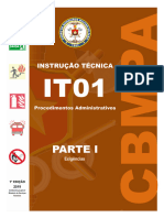 It - 01 - Parte - I - Exigências Das Medidas de Segurança Contra Incêndio e Emergências