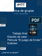 Evaluación de La Personalidad DINÁMICA DE GRUPOS