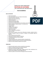 Plan Académico Piano y Guitarra